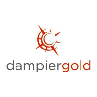 Logo of Dampier Gold (DAU).