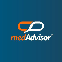Logo of MedAdvisor (MDR).