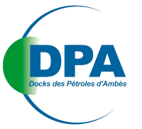 Logo of Docks Petr Ambe (DPAM).