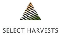 Logo of Select Harvests (PK) (SHVTF).