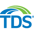 Logo of Telephone and Data Systems (TDE).