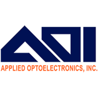Logo of Applied Optoelectronics (AAOI).