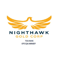 Nighthawk Gold Share Price - NHK